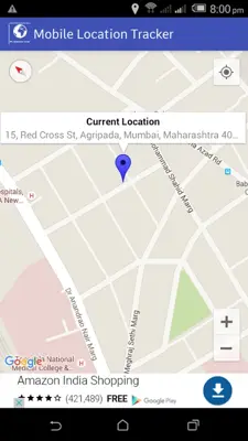 Mobile Location Tracker android App screenshot 2